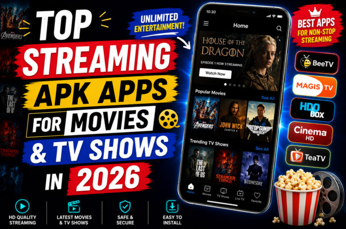 Top Streaming APK Apps for Movies & TV Shows in 2026